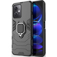 Telefontok a Xiaomi Redmi Note 12 5G / POCO X5 5G, Kickstand Ring, fekete