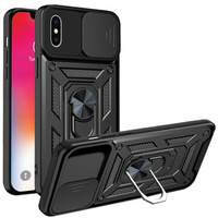 Telefontok a iPhone X / XS, CamShield Slide, fekete