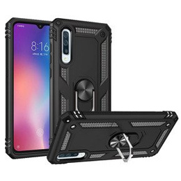 Páncélozott telefontok a Samsung Galaxy A50 / A30s, Nox Case Ring, fekete