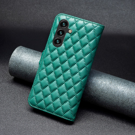 Pattintható tok a Samsung Galaxy A56, Wallet, BINFEN COLOR, zöld