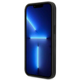 Karl Lagerfeld Telefontok a iPhone 14 Plus, Saffiano Karl's Head Patch, fekete