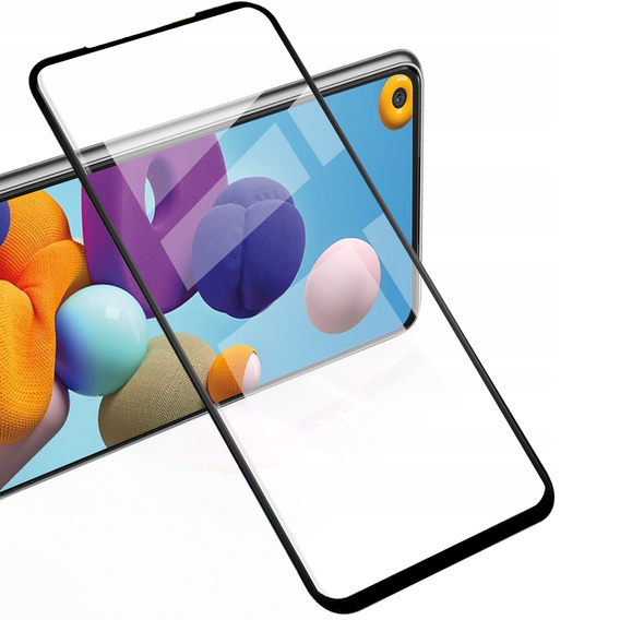 2x edzett üveg a Samsung Galaxy A21/A21S, ERBORD 3D teljes képernyő
