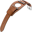Bőrszíj Apple Watch 1/2/3/4/4/5/6/7/8/SE/Ultra 42/44/45/49mm, barna
