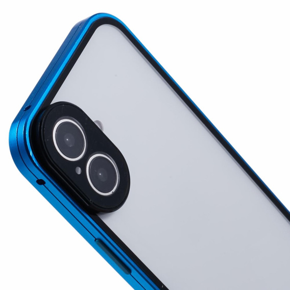 Tok iPhone 16, Magnetic Dual Glass, kék