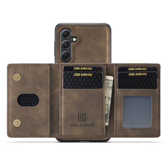 Telefontok a Samsung Galaxy A56 5G, DG.MING 2in1, kávé