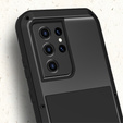 Love Mei Telefontok a Samsung Galaxy S21 Ultra, armored without glass, fekete