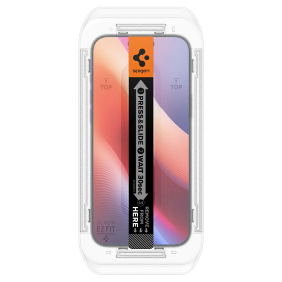 Spigen edzett üveg iPhone 17 / 17 Pro / 16 Pro készülékhez, Glas.TR EZ Fit (2 db)