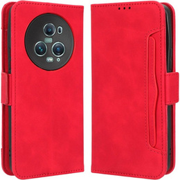 Pattintható tok a Honor Magic 5 Pro 5G, Card Slot, piros