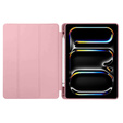 Tok Apple iPad Pro 13" 7 gen. 2024 (A2925, Smartcase tolltartóval, rózsaszín