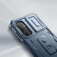 Páncélozott tok a Samsung Galaxy A55, Dexnor Full Body (Two Frames), sötétkék