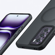 Tok Oppo Reno 12 Pro-hoz, MagSafe, ERBORD Matt Case, fekete