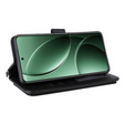 Tok patenttal a Xiaomi Poco F7 Pro-hez, Crossbody Leather Wallet, fekete