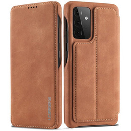 Pattintható tok a Samsung Galaxy A52 5G / 4G, LC.IMEEKE, barna