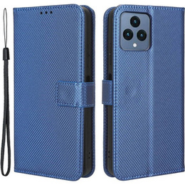 Pattintható tok a T Phone 5G, Wallet Magnet, kék