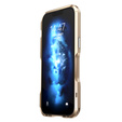 Teletok LUPHIE iPhone 14 Plus-hoz, Armor Bumper, arany