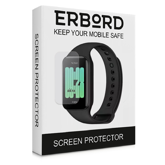 3x ERBORD hidrogél fólia Xiaomi Redmi Smart Band 2