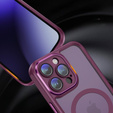 Tok iPhone 14 Pro Max, ERBORD Impact Guard, MagSafe, bordó