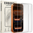 2x edzett üveg ERBORD 9H Hard Glass a képernyőn a iPhone 17 Pro/17/16 Pro