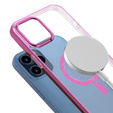 Telefontok a iPhone 13 Pro Max, ERBORD Hybrid MagSafe Case, kék