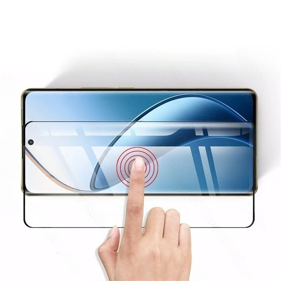 3D edzett üveg Realme 12 Pro 5G / 12 Pro+ 5G készülékhez, fekete
