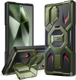 Tongate MECH MagSafe Series zöld tok Samsung Galaxy S24 Ultra készülékekhez