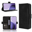 Flap tok Oppo Reno 14, kártya slot, pénztárca, fekete