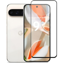 3D edzett üveg Google Pixel 9 Pro készülékhez, fekete keret