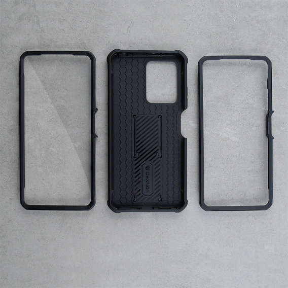 Páncélozott tok a Xiaomi Redmi Note 12 Pro 5G / POCO X5 Pro 5G, Dexnor Full Body (Two Frames), fekete