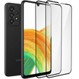 2x edzett üveg a Samsung Galaxy A33 5G, ERBORD 3D teljes képernyő