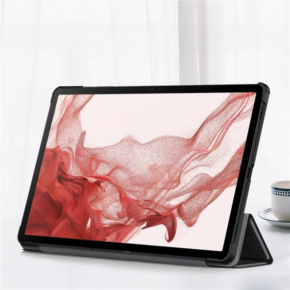 Tok Samsung Galaxy Tab S9 Plus, Smartcase tolltartóval, fekete