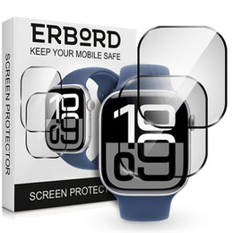 2x ERBORD hibrid üveg a Apple Watch 10 42mm