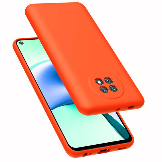 Telefontok a Xiaomi Redmi Note 9T 5G, Silicone Lite, piros