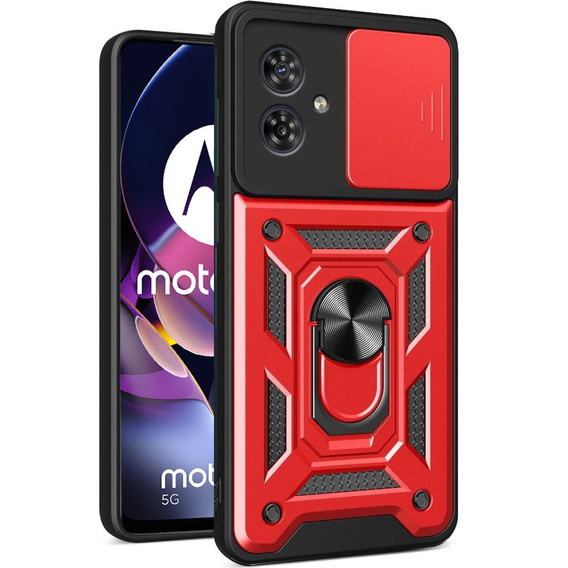 Telefontok a Motorola Moto G54 5G, CamShield Slide, piros