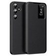 Flip tok Samsung Galaxy S25, Smart View Wallet, fekete