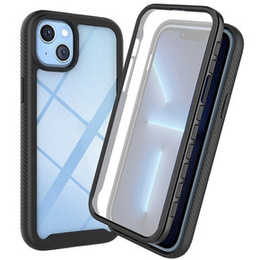 Tok iPhone 14 Plus készülékhez, Shockproof, fóliával, kék