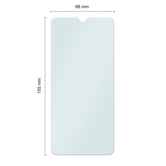 2x edzett üveg a Realme C21Y / C25Y, ERBORD 9H Hard Glass a képernyőn
