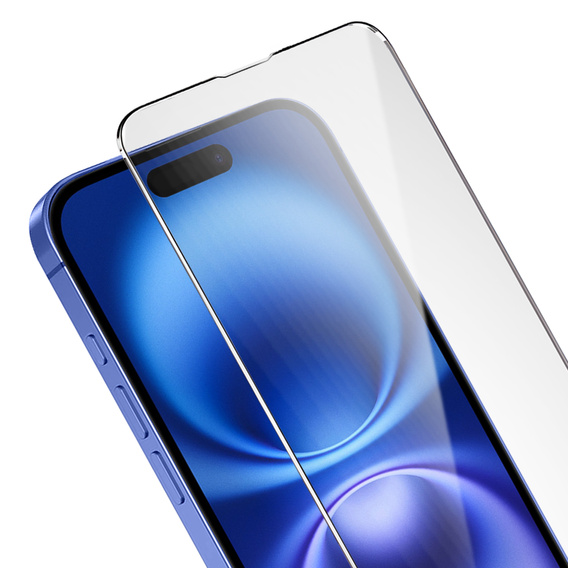 2x edzett üveg ERBORD 9H Hard Glass a képernyőn a iPhone 16