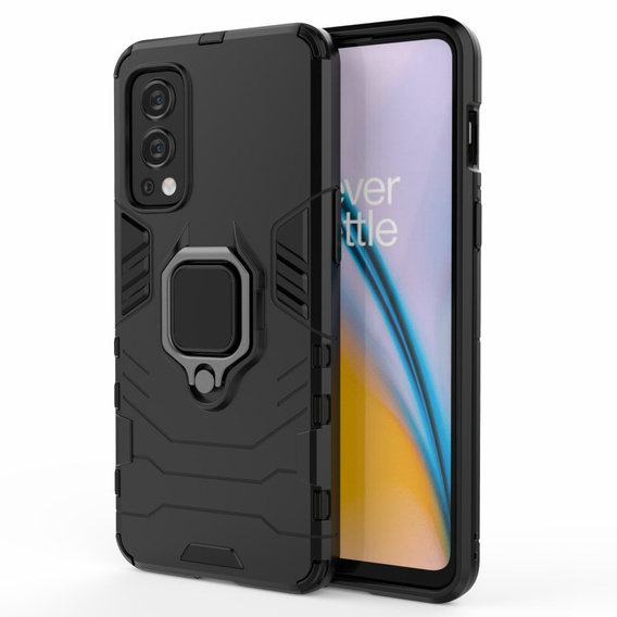 Telefontok a OnePlus Nord 2 5G, Kickstand Ring, fekete