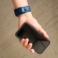 ERBORD Nylon heveder a Apple Watch 1/2/3/4/5/6/7/8/SE/ULTRA 42/44/45/49mm, kék