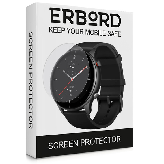 3x ERBORD hidrogél fólia Amazfit GTR 2