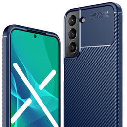 Telefontok a Samsung Galaxy S22+ Plus 5G, Carbon Gel, sötétkék