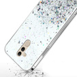 Telefontok a Huawei Mate 20 Lite, Glittery, átlátszó