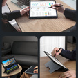 Tok + billentyűzet Galaxy Tab S9, NILLKIN Bumper Pen Slot, fekete
