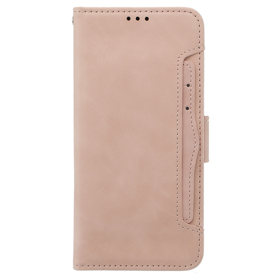 Pattintható tok a Oppo A79 5G, Card Slot, rózsaszín