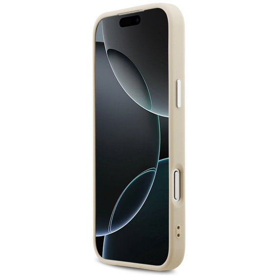 GUESS Peony Hot Stamp Script MagSafe tok iPhone 17 Pro Max készülékhez