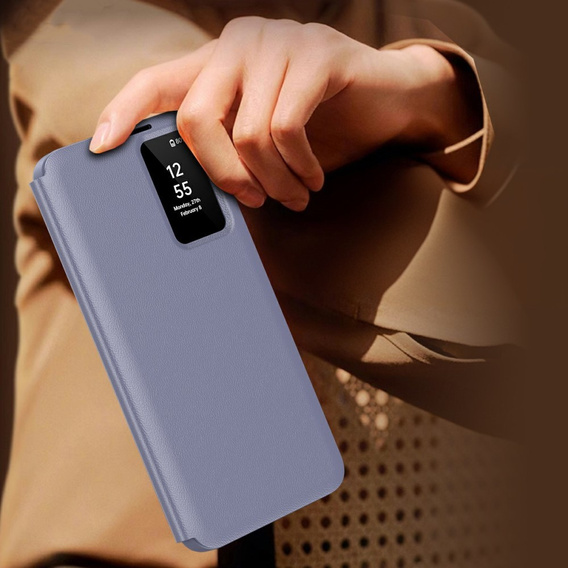 Flip tok Samsung Galaxy A56 5G, Smart View Wallet, lila