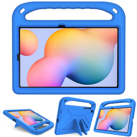 Gyermek tok Samsung Galaxy Tab S6 Lite 2022 / 2020, gyermek tok fogantyúval, kék