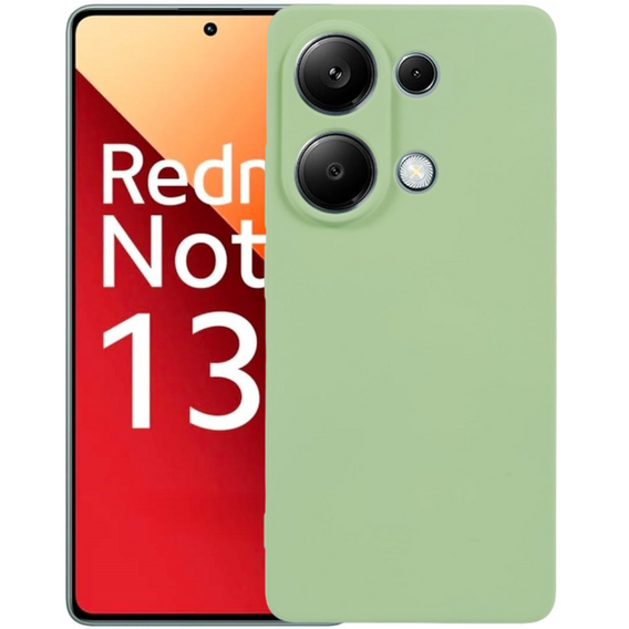 Telefontok a Xiaomi Redmi Note 13 Pro 4G, Silicone Lite, zöld