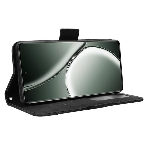 Pattintható tok a Realme GT 6 / 6T, Card Slot, fekete