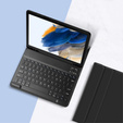 Tok + billentyűzet Samsung Galaxy Tab A8 10.5, Leather Pen Slot, fekete